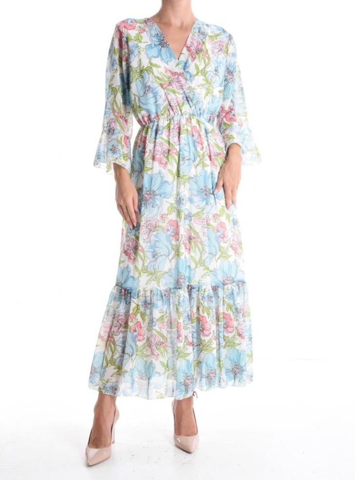 Maxi flowery dress