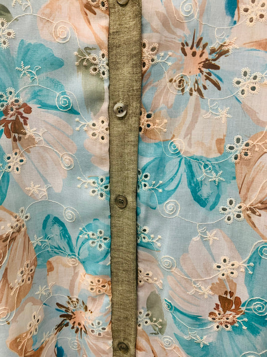 Oversized cotton shirt