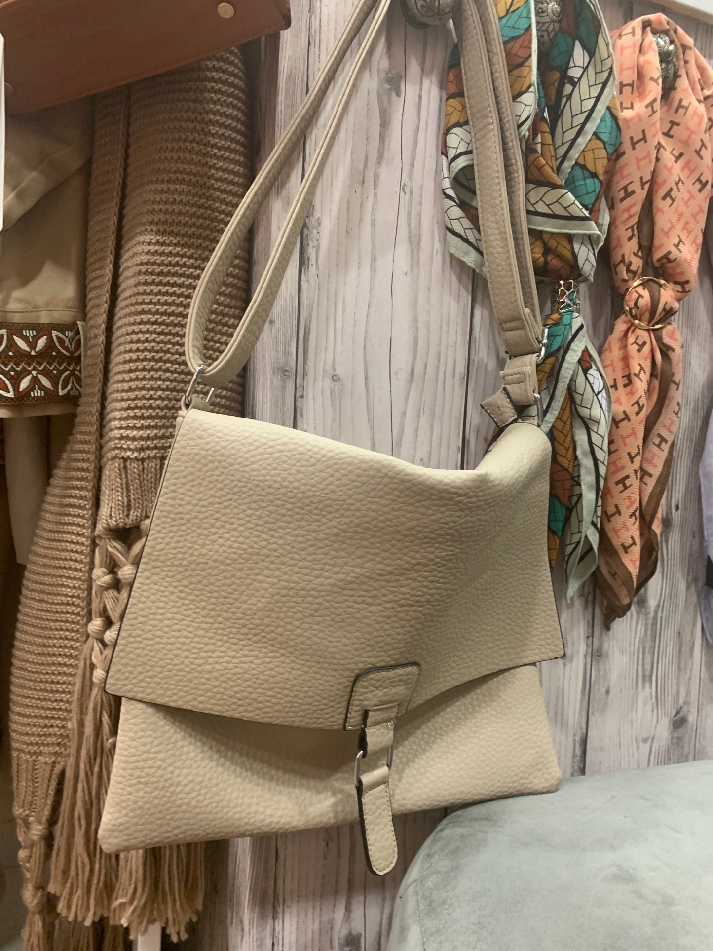 Leather crossbody bag